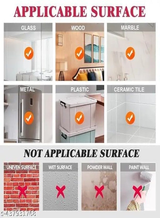 Kuruji Photo Frame for Wall Without Drilling, 10 Pack Self Adhesive for Wall Heavy Duty Strong Nail Free for Hanging Photo Frame Hanging , Transparent Stainless Steel - Image 5